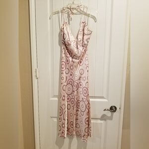 Multicolor Soft Mauve Midi Dress